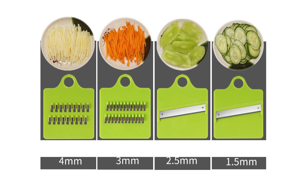 Multifunction Vegetable Cutter – Manual Slicer, Chopper & Kitchen Food Prep Tool