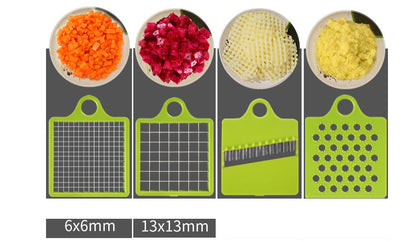 Multifunction Vegetable Cutter – Manual Slicer, Chopper & Kitchen Food Prep Tool