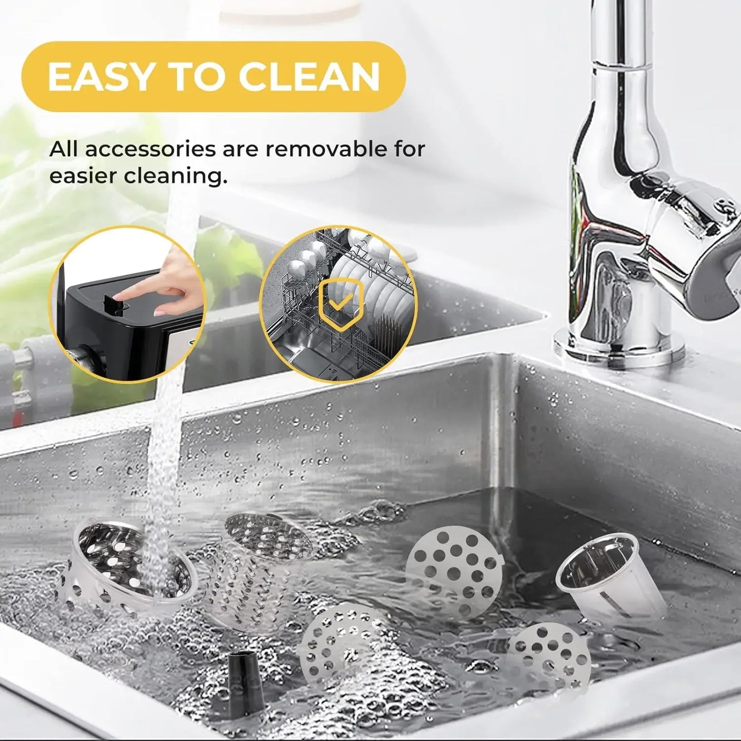 Stainless Steel Electric Meat Grinder Home Multifunctional Blade Meat Mincer Meat Food Processor Sausage Noodles Maker Filler