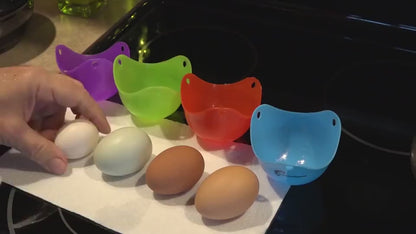Green silicone egg cooker 4 color silicone